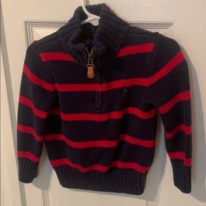 Polo quarter zip sweater